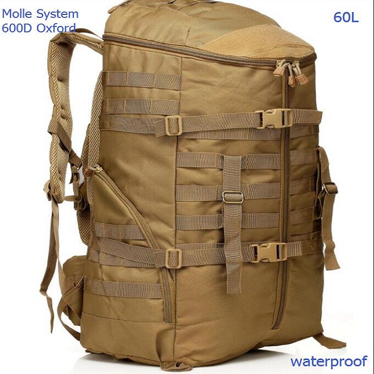 NOVRA 65L  MOLLE Hiking Backpa - огляд і ціна Hiking Backpack Waterproof