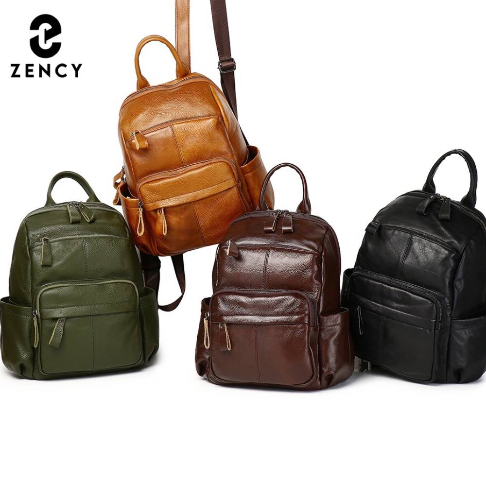 Zency Top Layer Cowhide Backpa - огляд і ціна Fashion Backpack Women