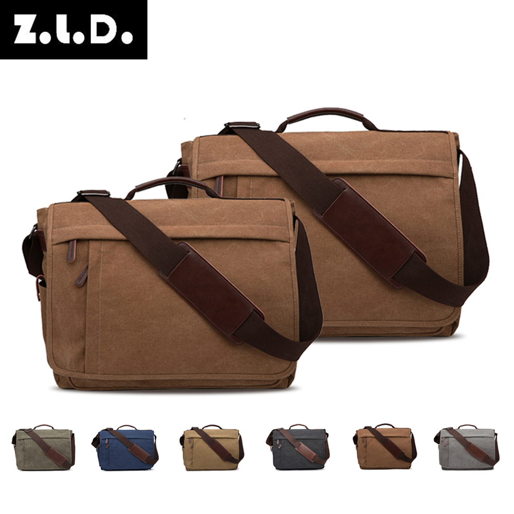 Men Canvas Shoulder Bag Casual - огляд і ціна Canvas Backpack Casual